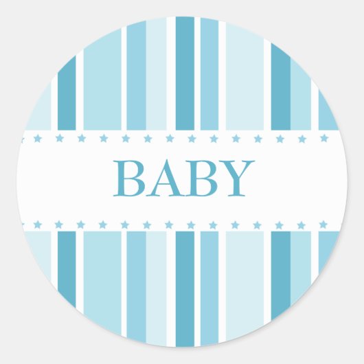 Sticker Stars and Stripes (bleu) (Devant)