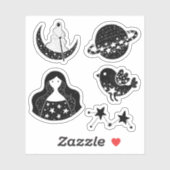 Sticker Stars & Constellations Collection Corps céleste (Feuille)