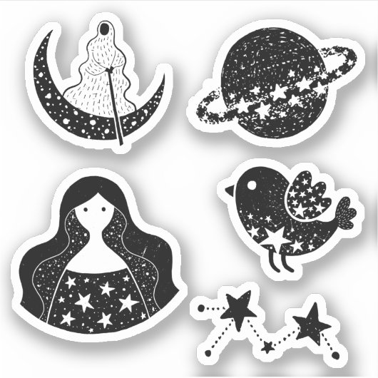 Sticker Stars & Constellations Collection Corps céleste (Devant)