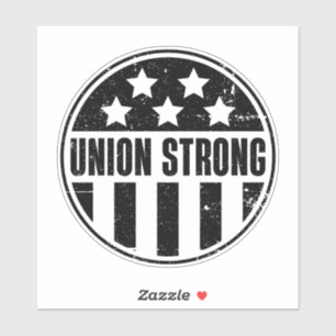 Sticker Stars et stries Union Strong