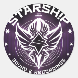 Sticker STARSHIP Sound & Recordings