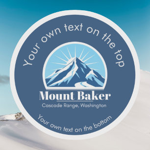 Sticker Station de ski Cascade Mount Baker Washington 
