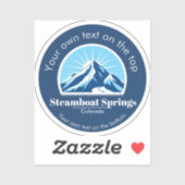 Sticker Station de ski de Colorado Springs (Feuille)