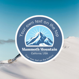 Sticker Station de ski de Mammoth Mountain en Californie