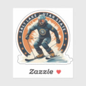 Sticker Station de ski de Salt Lake City Utah (Feuille)