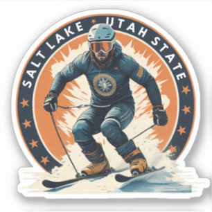 Sticker stations de ski de Salt Lake City Utah