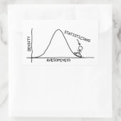 Sticker statisticien génial (Sac)