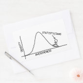 Sticker statisticien génial (Enveloppe)