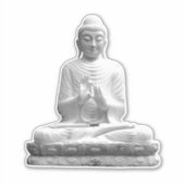 Sticker Statue de Bouddha sculpture décal (Devant)
