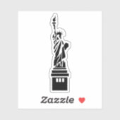 Sticker Statue de la Liberté (Feuille)