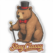 Sticker Stay Classy (Devant)
