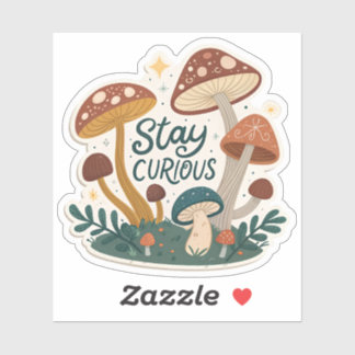 Sticker Stay Curious | Whimsical Adventure-Inspired Sticke