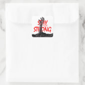 Sticker : Stay Strong Motivational Quote Design  (Sac)