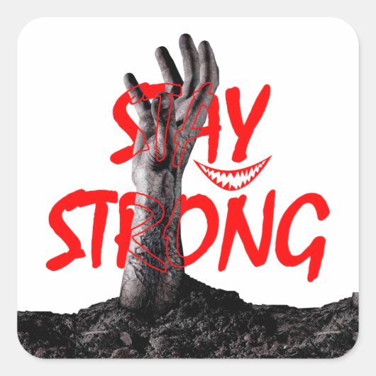 Sticker : Stay Strong Motivational Quote Design  (Devant)
