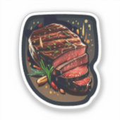 Sticker steak de dessin (Recto)