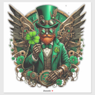 Sticker Steampunk de la Saint Patrick