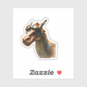 Sticker Steampunk Dragon (Feuille)
