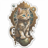Sticker Steampunk Kitten (Devant)