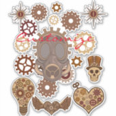 Sticker Steampunk Thème Thunder_Cove (Devant)