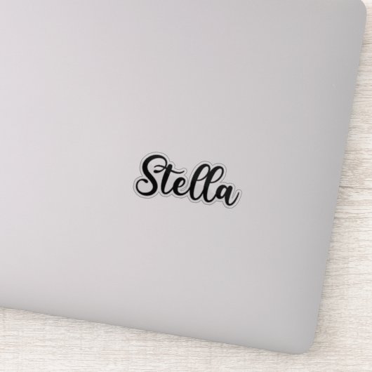 Sticker Stella Name - Calligraphie manuscrite (Détail)
