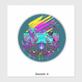 Sticker Stella & Taj Dawg  (Feuille)