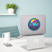 Sticker Stella & Taj Dawg  (Ordinateur portable sur le bureau)
