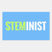 Sticker STEMinist - Rectangle (Devant)