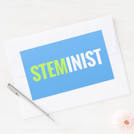 Sticker STEMinist - Rectangle (Enveloppe)