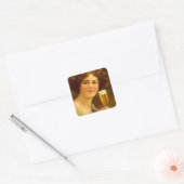Sticker  Stemware Sipping Lady Adverteren (Envelop)