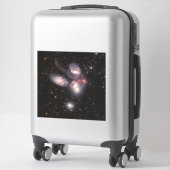 Sticker Stephan's Quintet 5 Galaxies Deep Field James Webb (Sur valise)