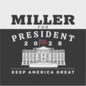 STICKER STEPHEN MILLER 2028 (Devant)