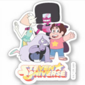 Sticker Steven Universe | Crystal Gem Group Huddle (Devant)