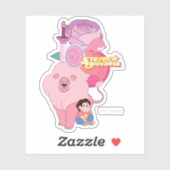 Sticker Steven Universe | Héritage du quartz Rose (Feuille)