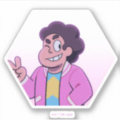 Sticker Steven Universe | Portrait diamant rose (Devant)