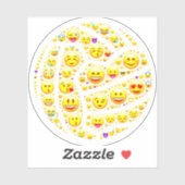 Sticker Stick de balle amusante ronde Vinyl Netball (Feuille)
