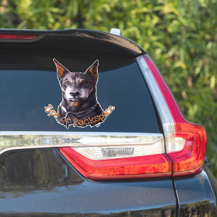 Sticker Stick de fenêtre Doberman Pinscher Decal Dog Art