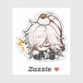 Sticker Stick de sommeil de l'étoile de Honkai Chibi Jing  (Feuille)