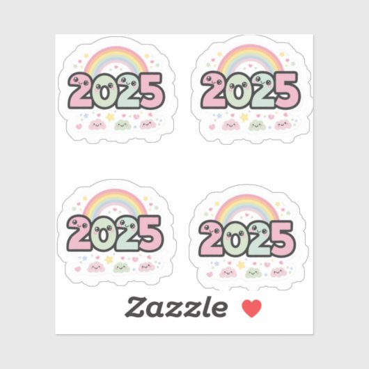 Sticker "Sticker Bliss 2025" (Feuille)