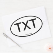  Sticker [sticker in de thuisstad] (Envelop)