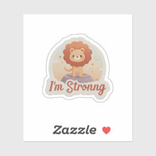 Sticker "Sticker pour l'affirmation forte Vin de motivat