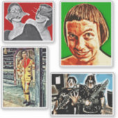 Sticker Sticker Set Scrapbooking Journaliste (Devant)