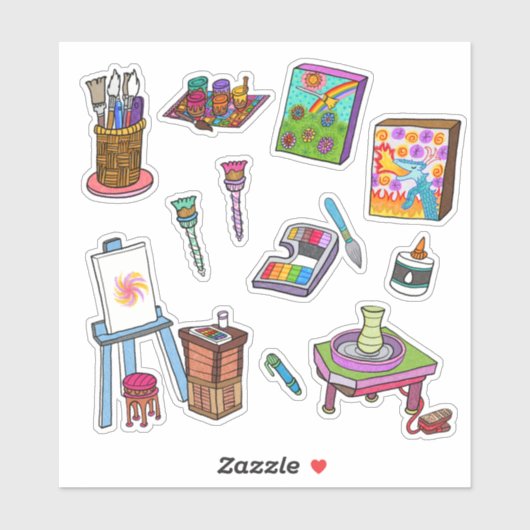 Sticker "Stickers Art de Vyara" (Feuille)