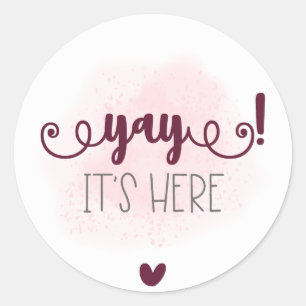 Sticker, Stickers Classic Round.