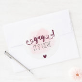 Sticker, Stickers Classic Round. (Enveloppe)