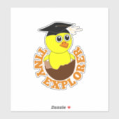 Sticker Stickers. petit poussin (Feuille)