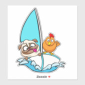 Sticker Stickers. petits poussins (Feuille)