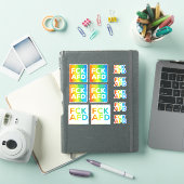 Sticker Stickersheet FCK AFD Regenbogen (Couverture iPad)