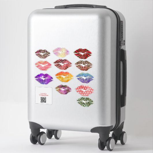 Sticker Stickervel 12 comprimés - grand (Sur valise)