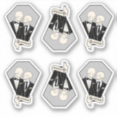 Sticker Stickset Skeleton Grooms (Devant)
