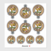 Sticker Sticleur Clan Cockburn Crest (Feuille)